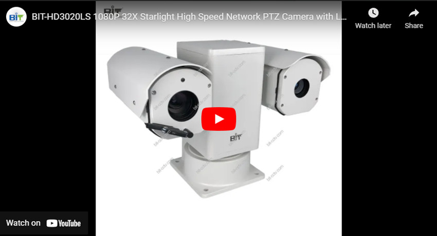 BIT-HD3020LS 1080P 32X Starlight High Speed Network PTZ Camera with Laser Illuminator