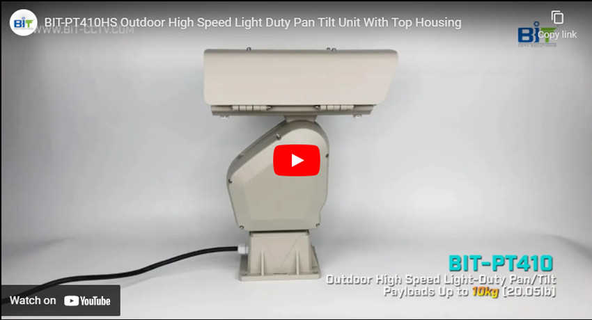 Bit PT05 outdoor Light Duty Single Axis Pan Head Positioner